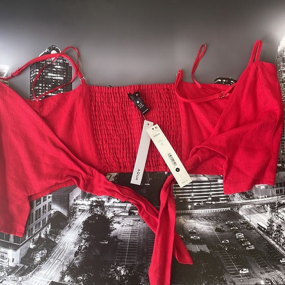 Aqua Crop Top - Picture 6 of 6